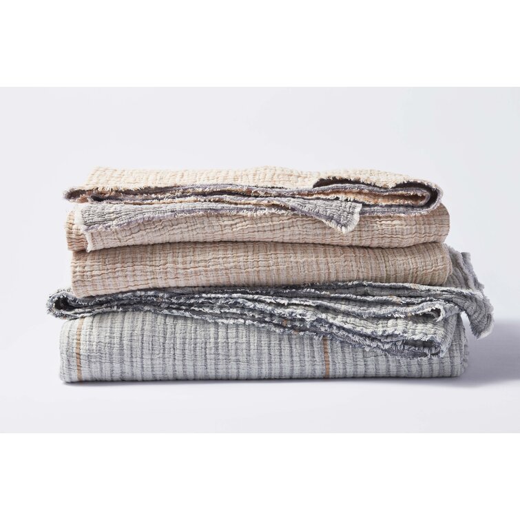 Topanga organic matelasse discount blanket